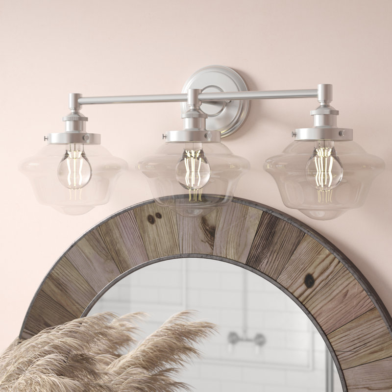 Laurel Foundry Modern Farmhouse Hildred 3Light Dimmable Vanity Light